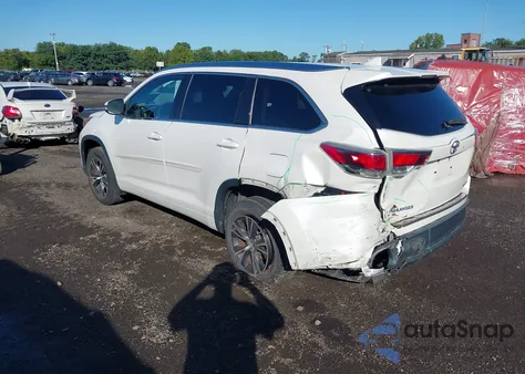 2016 Toyota Highlander Xle V6 из США, поврежденный, VIN 5TDJKRFH8GS253123